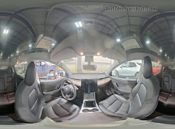 7SAYGDEE2NF323777 2022 TESLA MODEL Белый Вид наклейки с VIN-кодом