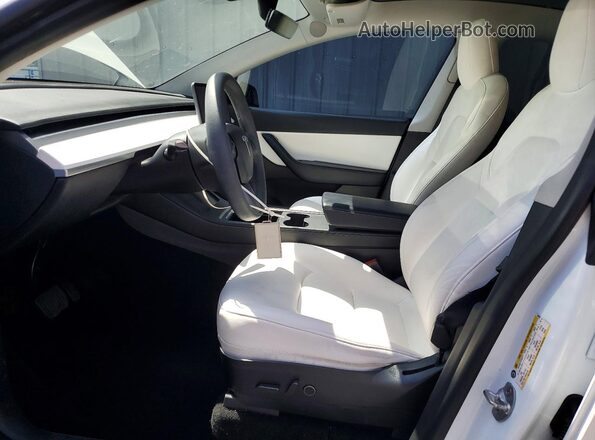 7SAYGDEE2NF348470 2022 TESLA MODEL White Սալոնի դիմացի տեսք
