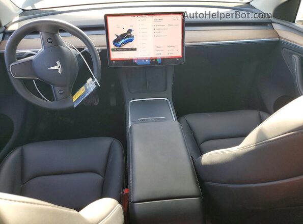 7SAYGDEE2PA136832 2023 TESLA MODEL Black Dashboard view
