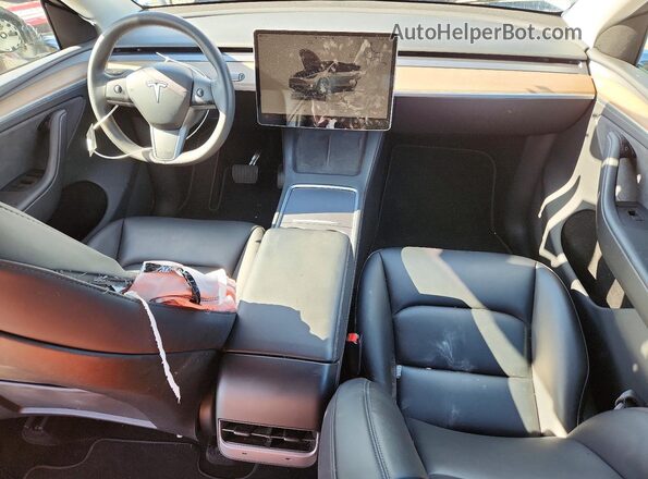 7SAYGDEE2PA150620 2023 TESLA MODEL White Dashboard view