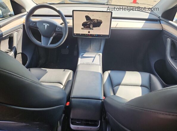 7SAYGDEE2PA170737 2023 TESLA MODEL Black Առջևի վահանակի տեսք