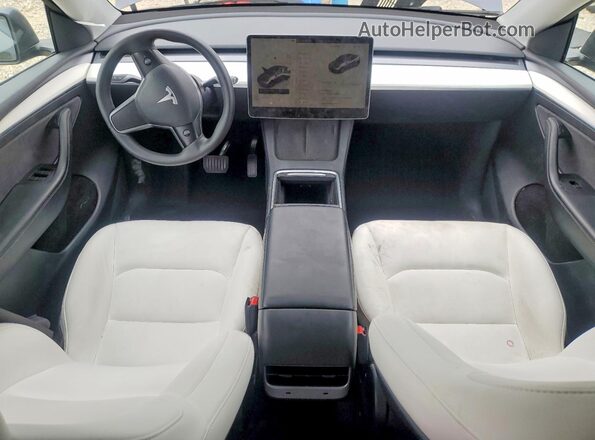 7SAYGDEE2PF643958 2023 TESLA MODEL Gray Вид панелі приладів