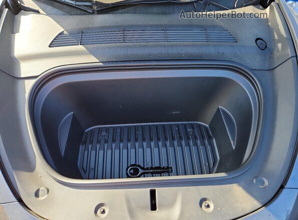 7SAYGDEE2PF743302 2023 TESLA MODEL Gray Rear interior view
