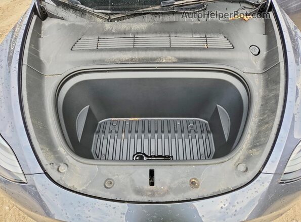 7SAYGDEE2PF863309 2023 TESLA MODEL Gray Rear interior view
