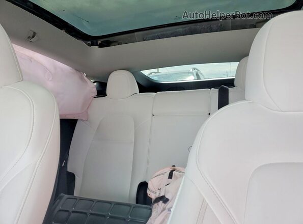 7SAYGDEE2PF909575 2023 TESLA MODEL Black Rear seats view