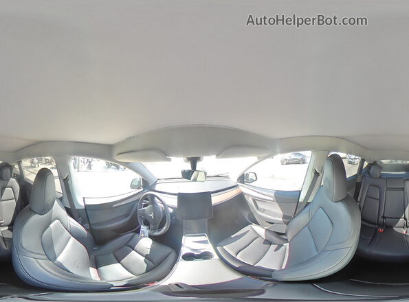 7SAYGDEE2RF130356 2024 TESLA MODEL Charcoal Vista interior de 360 grados