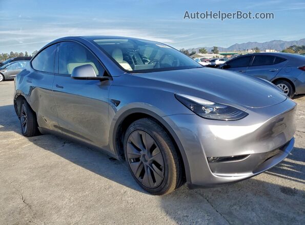 7SAYGDEE2SF279176 2025 TESLA MODEL Серый Передняя правая четверть