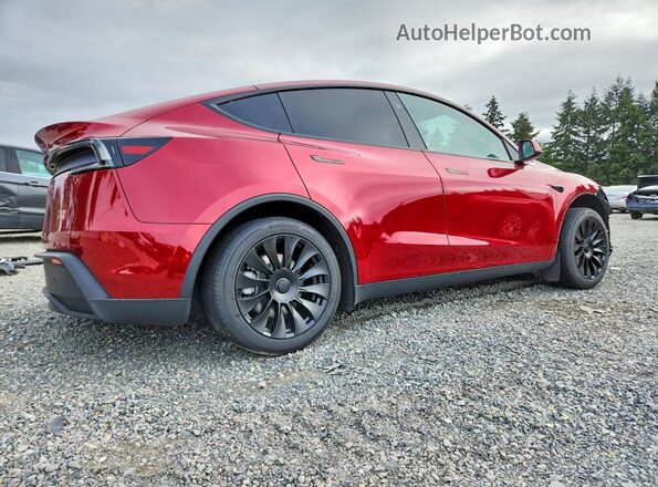 7SAYGDEE2TF330161 2026 TESLA MODEL Maroon Задня права чверть