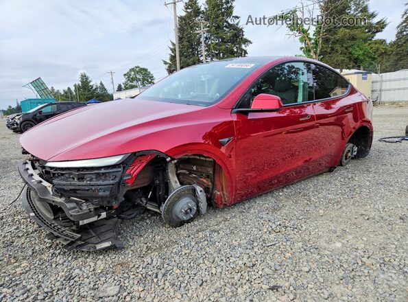 7SAYGDEE2TF330161 2026 TESLA MODEL Maroon Передня ліва чверть