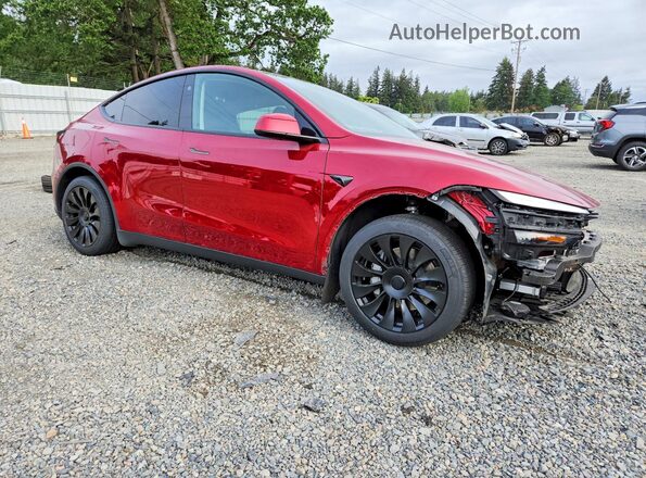 7SAYGDEE2TF330161 2026 TESLA MODEL Maroon Передня права чверть