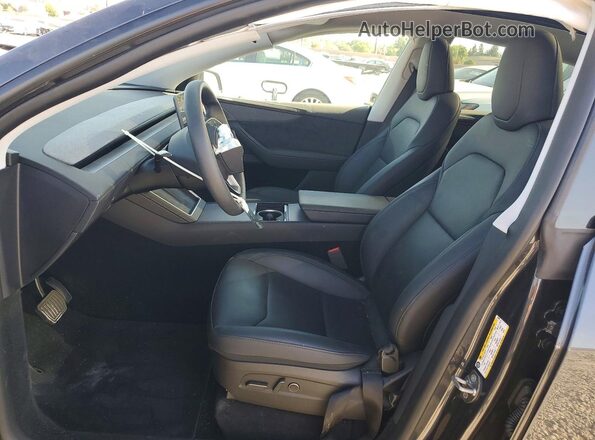 7SAYGDEE2TF363046 2026 TESLA MODEL Charcoal Front interior view