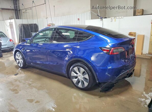 7SAYGDEE3NF363429 2022 TESLA MODEL Синий Задняя левая четверть