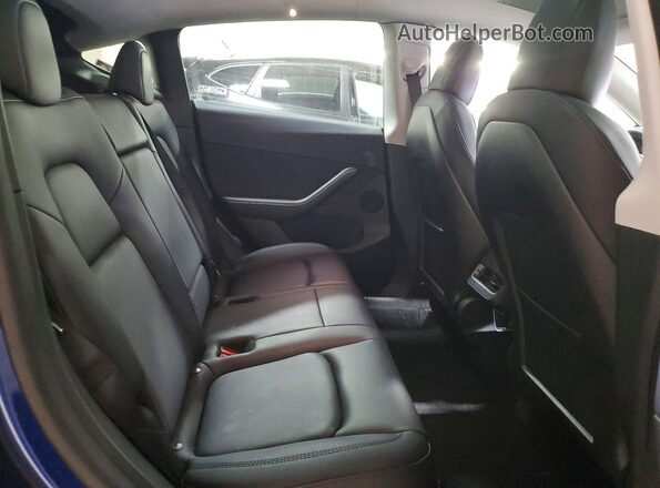 7SAYGDEE3NF363429 2022 TESLA MODEL Синий Вид задних сидений