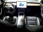 2022 Tesla Model Y Синий vin: 7SAYGDEE3NF363429
