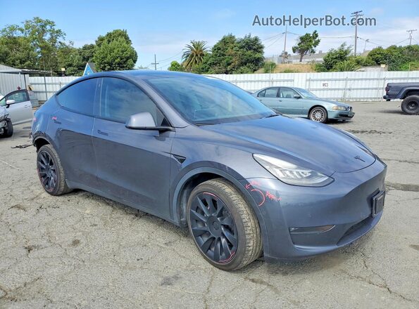 7SAYGDEE3NF402469 2022 TESLA MODEL Gray Delantero derecho