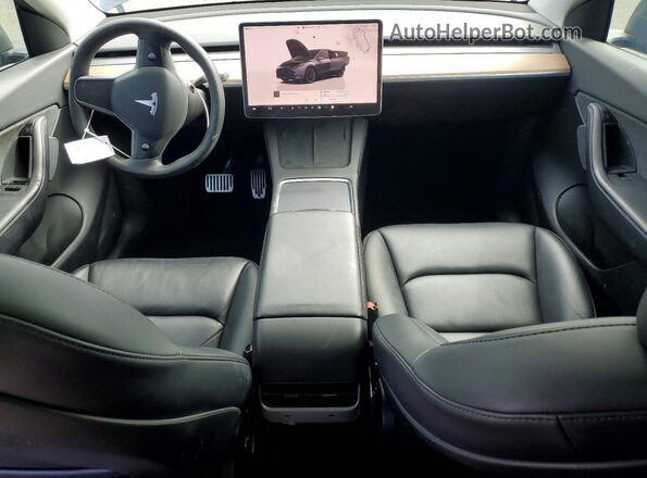 7SAYGDEE3NF402469 2022 TESLA MODEL Gray Vista del salpicadero