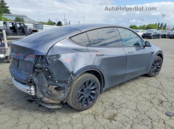 7SAYGDEE3NF402469 2022 TESLA MODEL Gray Trasero derecho