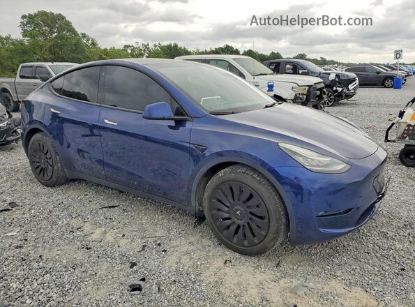 7SAYGDEE3NF443510 2022 TESLA MODEL Blue Передня права чверть