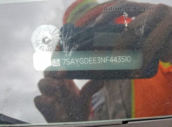 7SAYGDEE3NF443510 2022 TESLA MODEL Blue Вид підкапотного простору