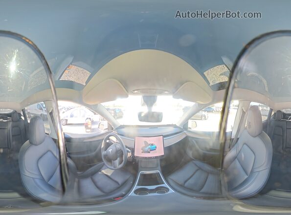 7SAYGDEE3NF561282 2022 TESLA MODEL White 360 interior view