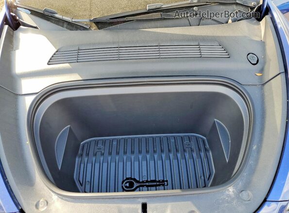 7SAYGDEE3PA135169 2023 TESLA MODEL Синий Вид подкапотного пространства