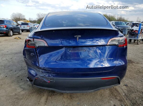 7SAYGDEE3PA135169 2023 TESLA MODEL Синий Вид сзади