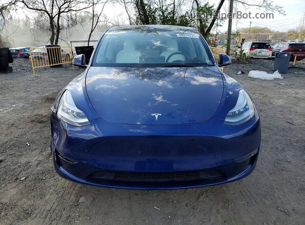 7SAYGDEE3PA135169 2023 TESLA MODEL Синий Вид спереди