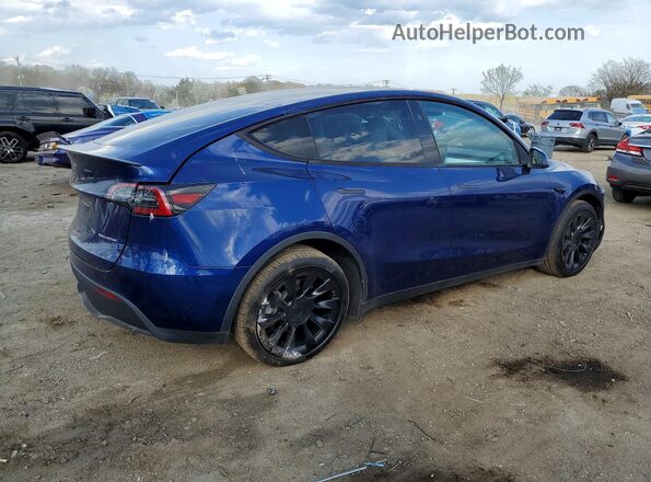 7SAYGDEE3PA135169 2023 TESLA MODEL Синий Задняя правая четверть