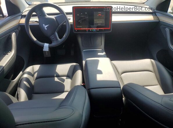 7SAYGDEE3PA140632 2023 TESLA MODEL Black Widok deski rozdzielczej