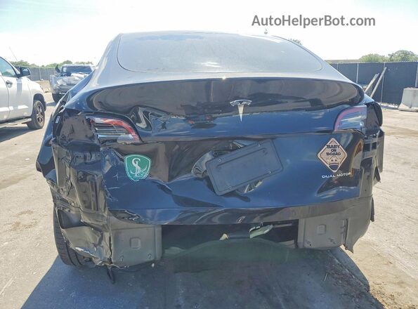 7SAYGDEE3PA140632 2023 TESLA MODEL Black Widok z tyłu