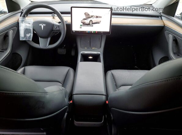 7SAYGDEE3PA149167 2023 TESLA MODEL White Dashboard view