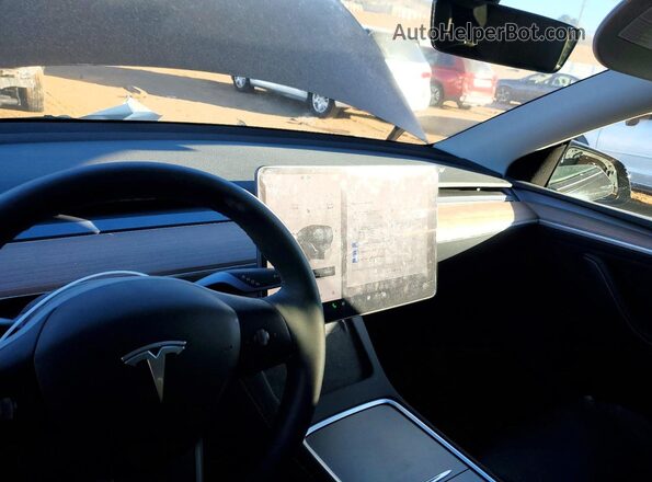7SAYGDEE3PA184632 2023 TESLA MODEL Черный Вид щитка приборов