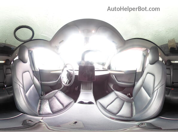 7SAYGDEE3PF589568 2023 TESLA MODEL Black 360 interior view
