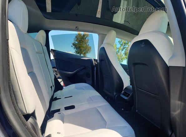 7SAYGDEE3PF902120 2023 TESLA MODEL Charcoal Rear seats view