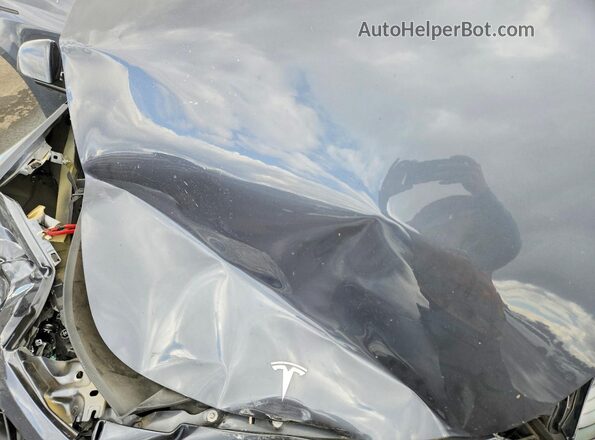 7SAYGDEE3PF905034 2023 TESLA MODEL Gray Rear interior view