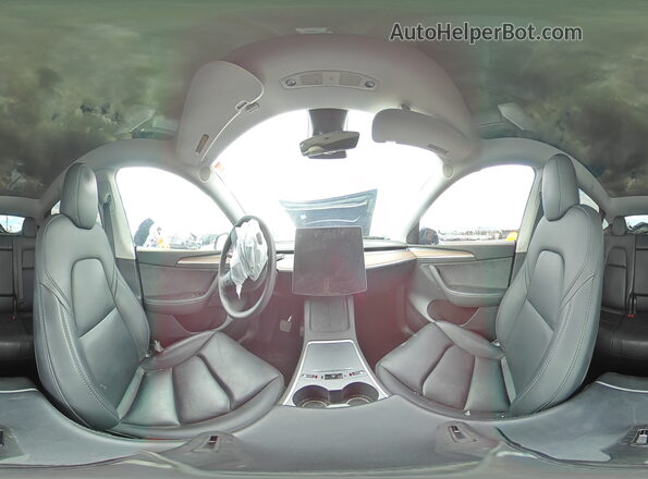 7SAYGDEE3PF905034 2023 TESLA MODEL Gray VIN sticker view