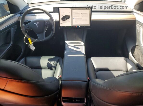 7SAYGDEE3PF908953 2023 TESLA MODEL Черный Вид панели приборов