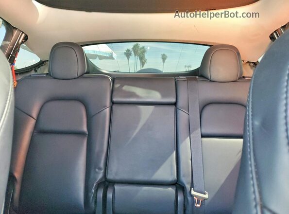 7SAYGDEE3PF908953 2023 TESLA MODEL Черный Вид задних сидений