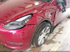 2024 Tesla Model Y Long Range Dual Motor All-wheel Drive Red vin: 7SAYGDEE3RA289741