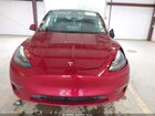 2024 Tesla Model Y Long Range Dual Motor All-wheel Drive Red vin: 7SAYGDEE3RA289741