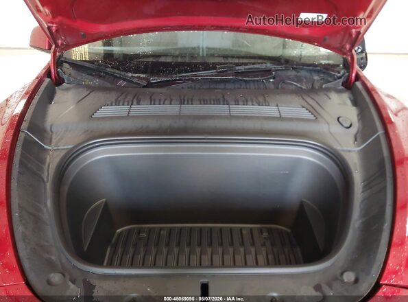 7SAYGDEE3RA289741 2024 TESLA MODEL Y Red Widok z tyłu