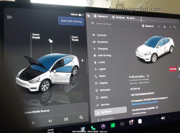 7SAYGDEE3RA289741 2024 TESLA MODEL Y Red 