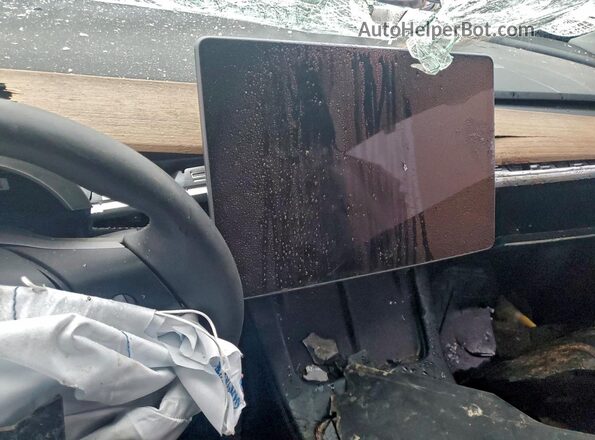 7SAYGDEE3RA318297 2024 TESLA MODEL Черный Вид щитка приборов