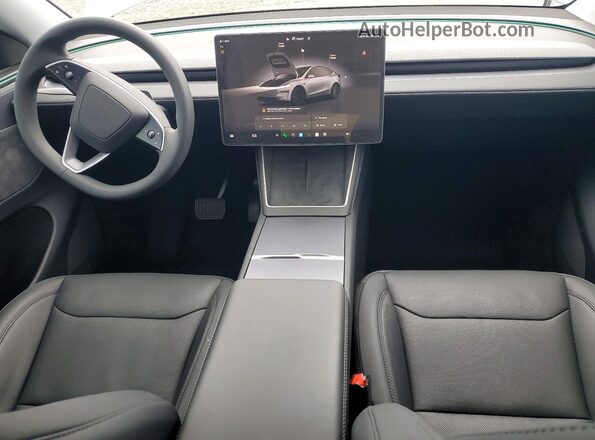 7SAYGDEE3TF398775 2026 TESLA MODEL Серый Вид панели приборов