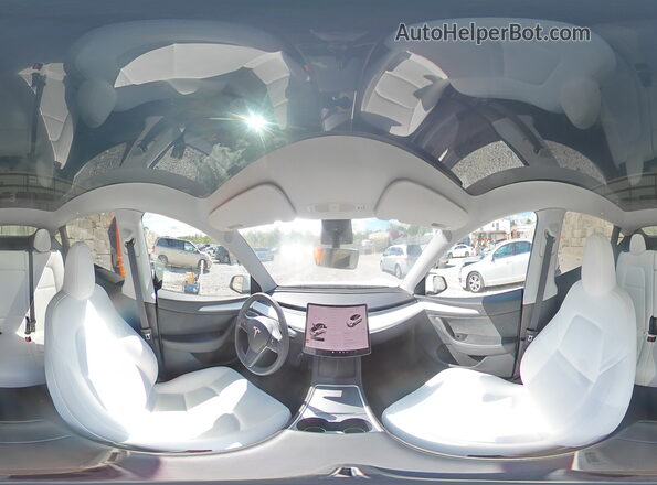 7SAYGDEE4PA095457 2023 TESLA MODEL White Вид наклейки з VIN-кодом