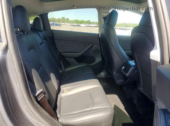 7SAYGDEE4PA171310 2023 TESLA MODEL Gray Вид задніх сидінь