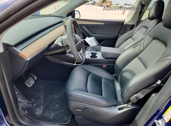 7SAYGDEE4PA186597 2023 TESLA MODEL Blue Vista interior delantera