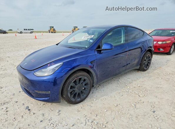 7SAYGDEE4PA186597 2023 TESLA MODEL Blue Vista tres cuartos delantera izquierda