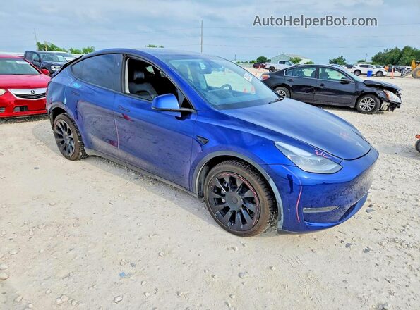 7SAYGDEE4PA186597 2023 TESLA MODEL Blue Delantero derecho