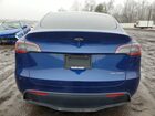 2023 Tesla Model Y Blue vin: 7SAYGDEE4PF667355